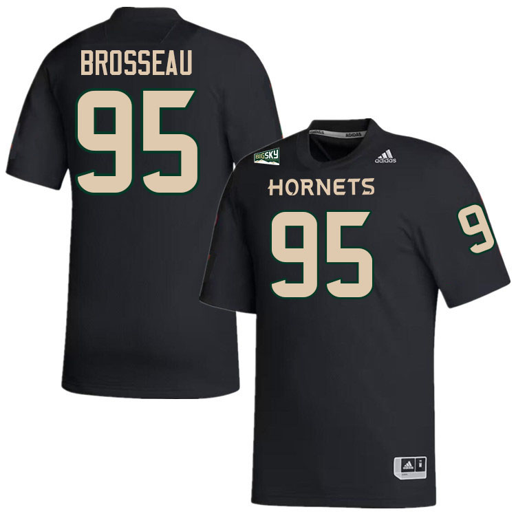 Mason Brosseau SAC State Jersey,Sacramento State Hornets #95 Mason Brosseau Jersey-Black